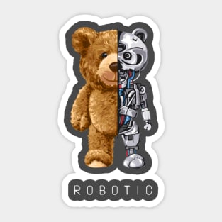 The bear design "Robotic" Sticker